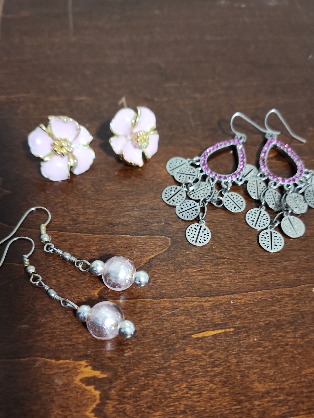 Passionate About Pink Earring Set Of 3